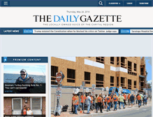 Tablet Screenshot of dailygazette.com